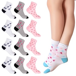 Kit 12 Pares Meias Feminina Cano Alto Longo 33 ao 38 Altomax