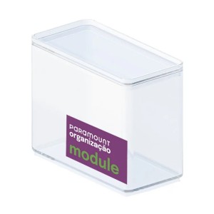 Caixa Organizadora Module B2 13,6 x 6,8 x 11 CM Transparente da Paramount