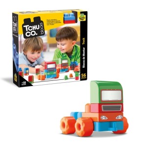 Brinquedo Carrinho De Blocos Montáveis Tchuco Blocks Truck